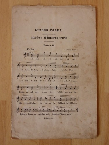 Alte noten lied - noten,