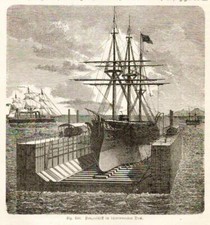 Panzerschiff im schwimmenden