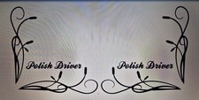 Dekor Aufkleber Polish Driver