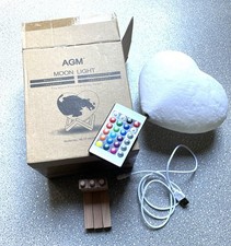 3D Mondlampe LED Night Desk Lampe Moon Light Kinder Nachtlicht Touch Sensor 15cm