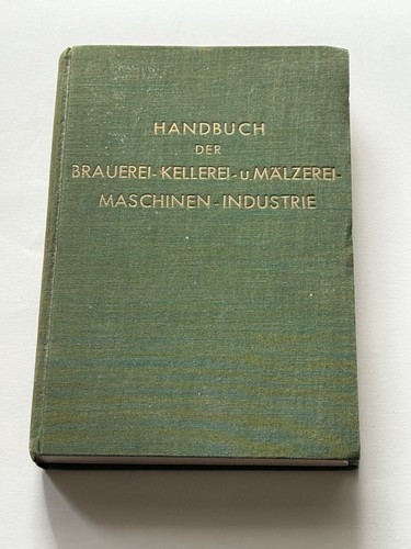 Handbuch der brauerei - der, kellerei