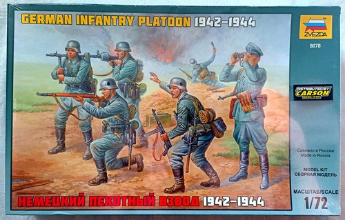 Zvezda 8078 german infantry - zvezda,
