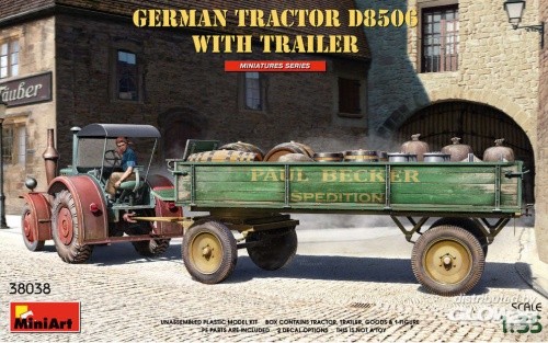 Lanz d8506 mit anhänger - lanz,