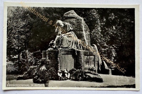 7625 gutach krieger denkmal - ak,