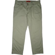 PIERRE CARDIN 27 Jeans Hose Beige Men Stretch Dijon Stoff dünn Ü+Größe W40 L30