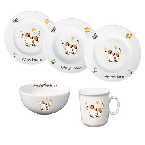 Kindergeschirr hund porzellan - kindergeschirr,