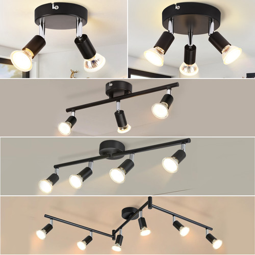 Deckenstrahler led 4 6 - led, 2/3/4/6