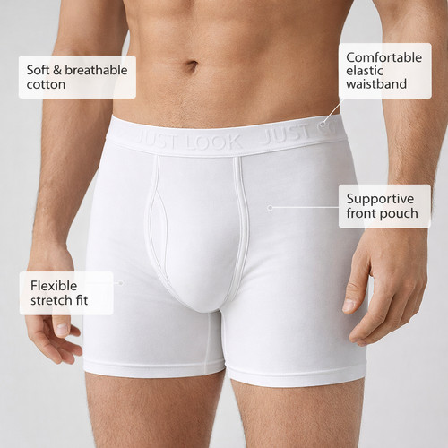 Herren boxershorts weiss - herren,