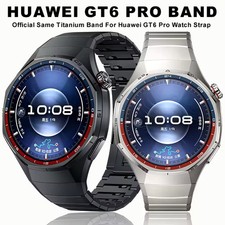 Original Titan Metall No Gaps Quick Fit Armband Für Huawei Watch GT6 Pro 46MM