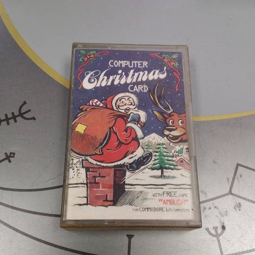 Computer weihnachtskarte - computer,