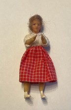 Erna Meyer Frau Biegepuppe Puppe Puppenstube Zubehör Alt Puppenhaus Spielzeug