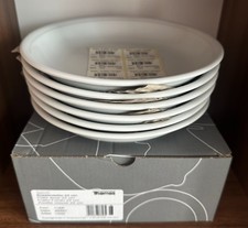 Thomas Trend Weiß Geschirr Suppenteller Ø 22cm - 6 Stück - Rillenmuster - NEU