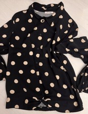 Tolle Bluse , Schwarz / Beige