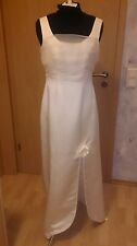 Brautkleid Standesamtkleid Cocktailkleid Abendkleid gr.38 creme 1-B-30