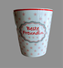 Krasilnikoff Mug Latte Cup ca. 10 cm Happy Mug Beste Freundin
