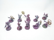 10x Wyches - Hagashin - Drukhari - Warhammer 40k - Dark Eldar - Zinn Metall