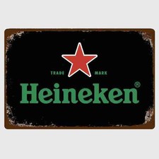 Blechschild Heineken Bier