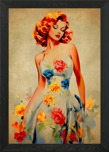 Vintage pinup girl no11 - vintage,