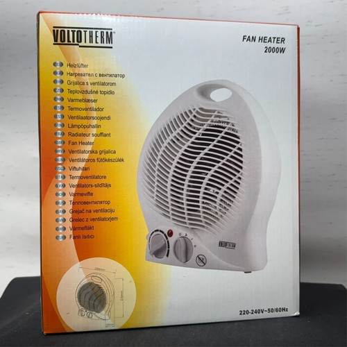 Voltotherm fan heater 2000w - fan,