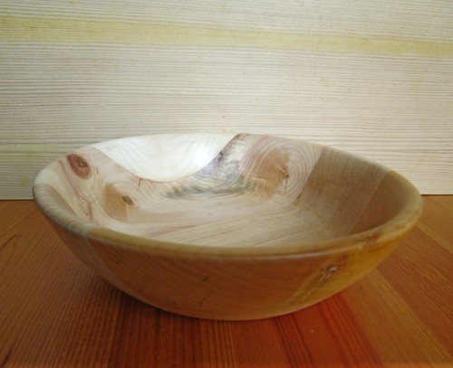 Holz deko schale gedrechselt - holz,