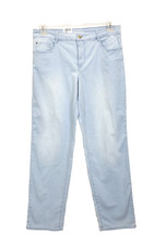 H62) MAC Gracia Damen Jeans 0391 12 Gr. 44 / 34  W44 L34 Blau Neu Weites Bein