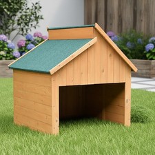 Holzgarage Rasenroboter