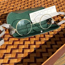 Optal Brille Nickelbrille Frühe Bundeswehr BW mit Etui und Dioptrin Zettel