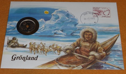 Grönland numisbrief eskimo - grönland,