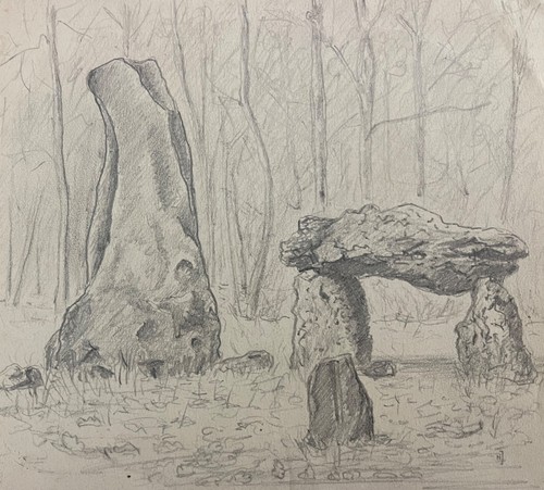 Die menhir und - menhir, dolmen