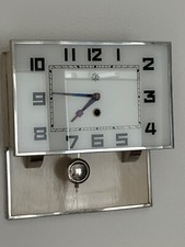 Bauhaus Uhr Junghans Art Deco Mechanische Wanduhr Designer Uhr  30er Jahre