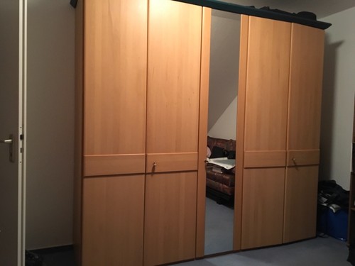 5türiger kleiderschrank erle - kleiderschrank,,