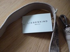 Liebeskind Berlin Tragegurt Schultergurt , Snake/Beige, Leder -Neuwertig-