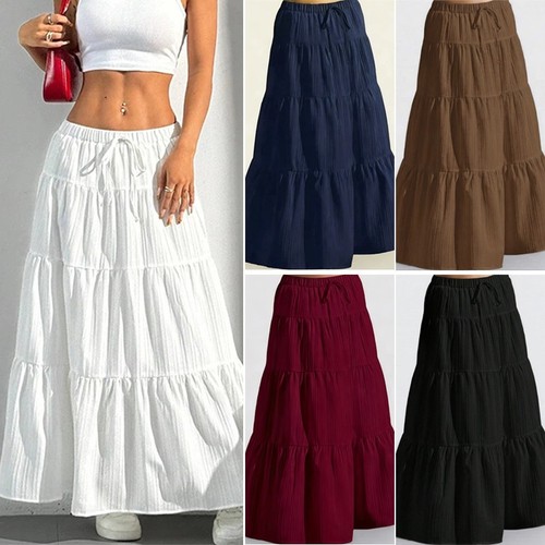 Damen langer baumwoll maxi - damen,
