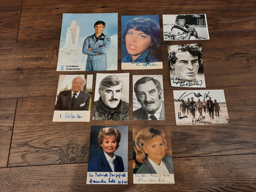 10x autogrammkarten deutsche - autogrammkarten,,