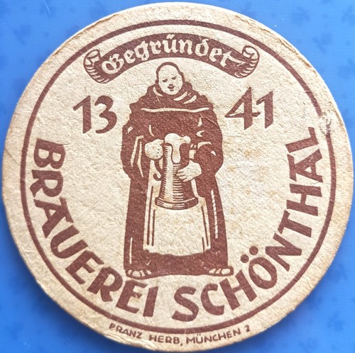 Alter bierdeckel brauerei - alter,