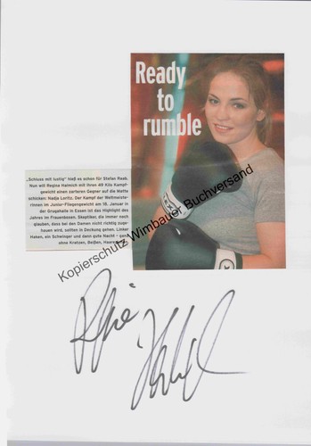 Original autogramm regina - original,