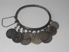 antikes Münzarmband Bettlerarmband Münzen 1669-1835 