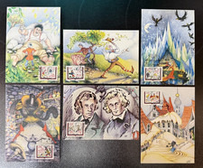 DDR - Maximumkarten - Mi.-Nr. 2987 - 2992 - 200. Geburtstag der Gebrüder Grimm