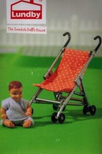 Lundby 60.5001 Baby mit Buggy