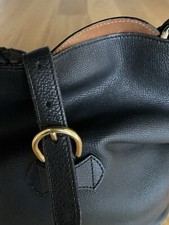 Burberry Leder Sack Tasche Schultertasche Beutel  