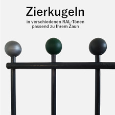 Zierkugel Schutzkappe Doppelstabmattenzaun Gittermatten Gartenzaun Dekor Kugel 