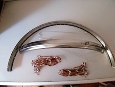  neue  28x1.75 nirosta  damenradschutzbleche,60mm, mit streben+ kleidernetzen