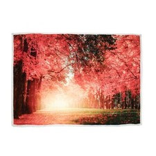 Decke Plaid Boulevard von Bassetti aus Fleece und Sherpa mit Digitaldruck X231