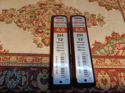 Rotring bleistiftminen 2x12 - ,