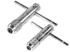 Ratschen Gewindeschneider M3 - M12 Knarre Gewindebohrer Werkzeughalter Kurz 2-St