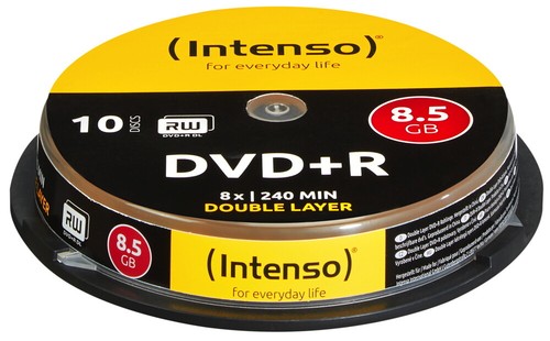Intenso rohlinge dvd - intenso, dvd+r