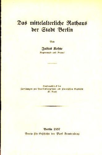 Das mittelalterliche rathaus - mittelalterliche,