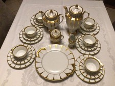 Fürstenberg Crecques Athena Tee/Kaffee Service für 6 Personen+Kuchenplatte-Top!