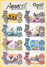 100g Opal Aquarell 4-fädig /