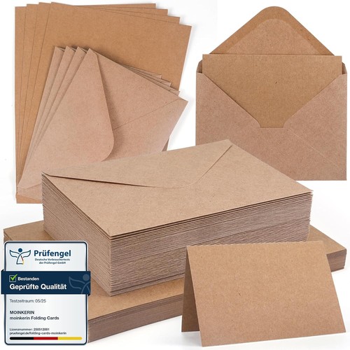 50x klappkarten blanko - 50x,